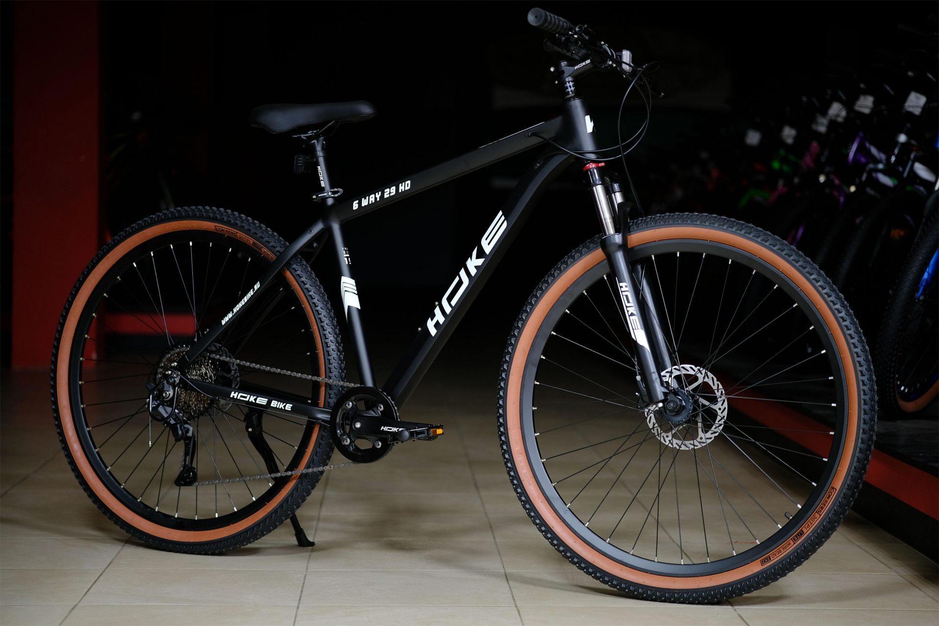 Велосипед HOKE 6 Way Deore 29 HD матовый чёрный 17